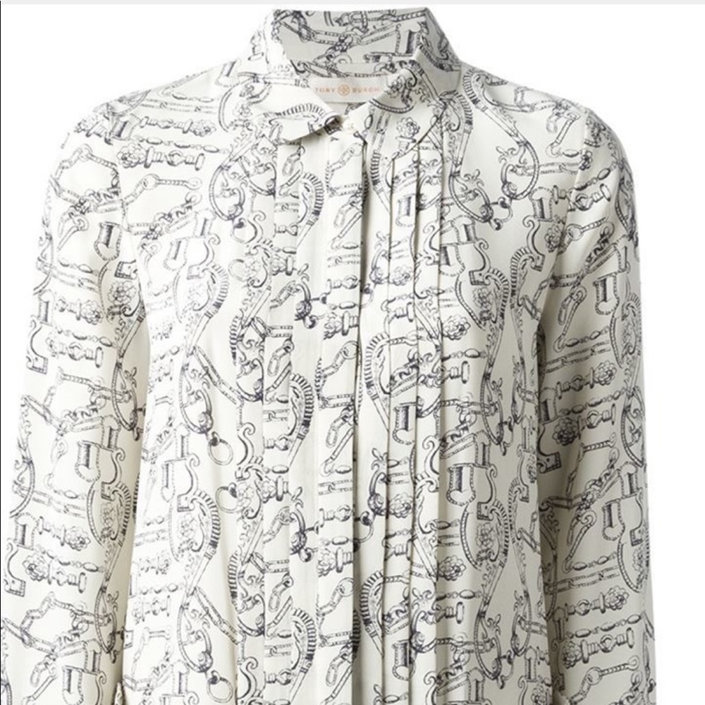 Tory Burch Key Print Silk dress